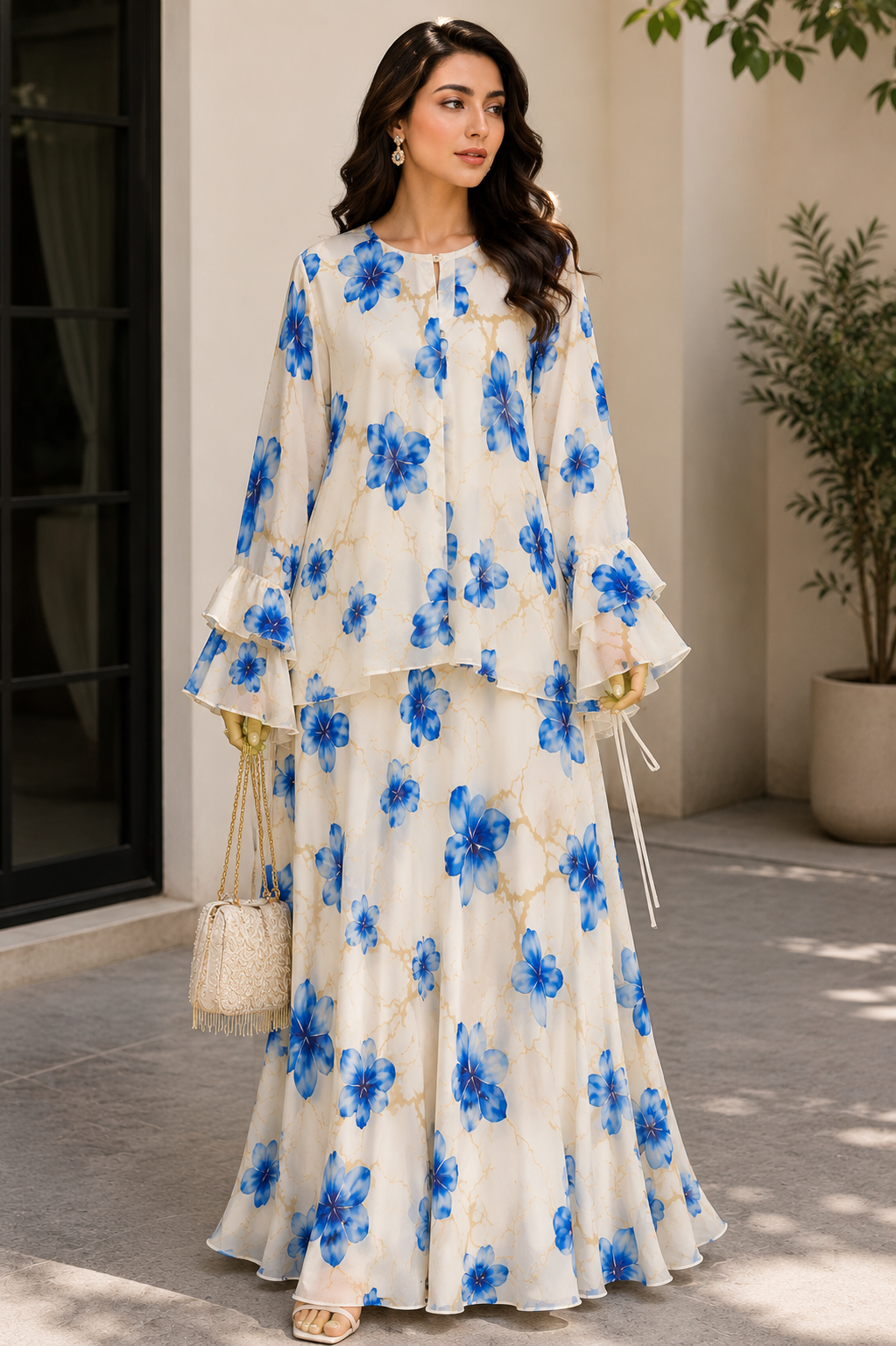 Floral Skirt Set