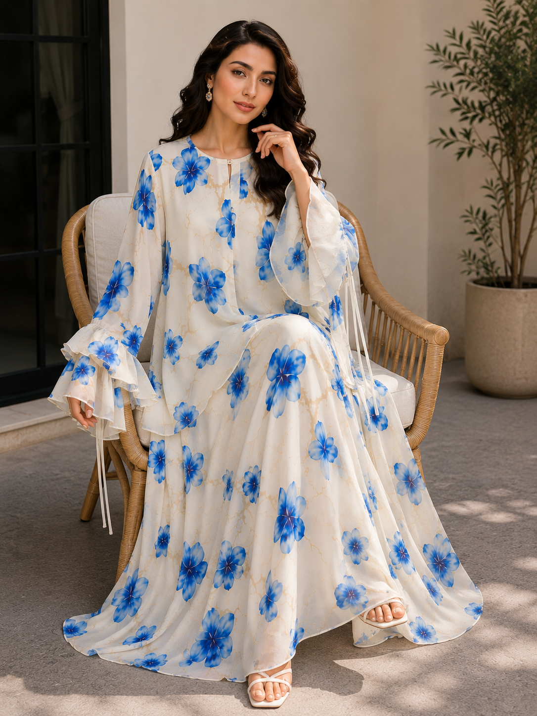 Floral Skirt Set