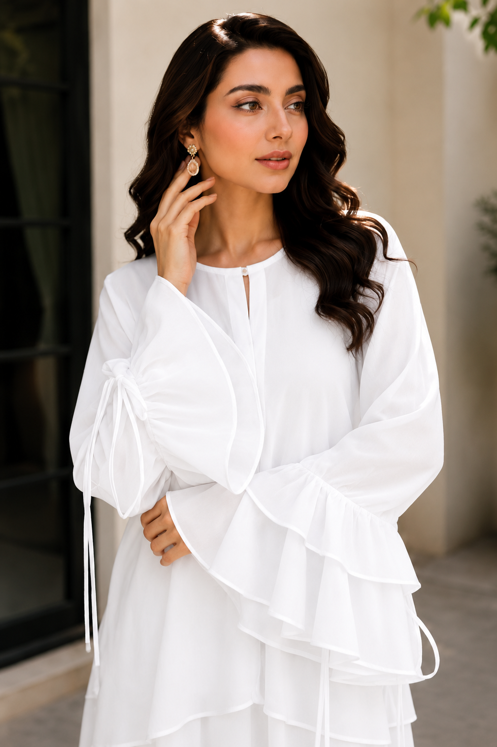 White Skirt Set