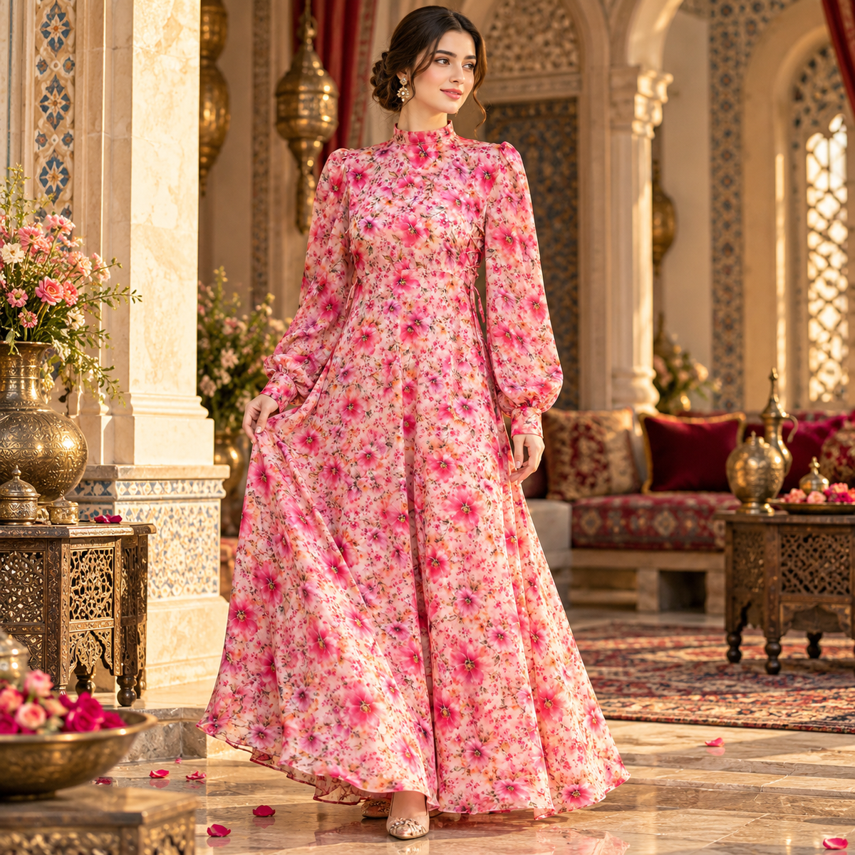 Mehrma in pink