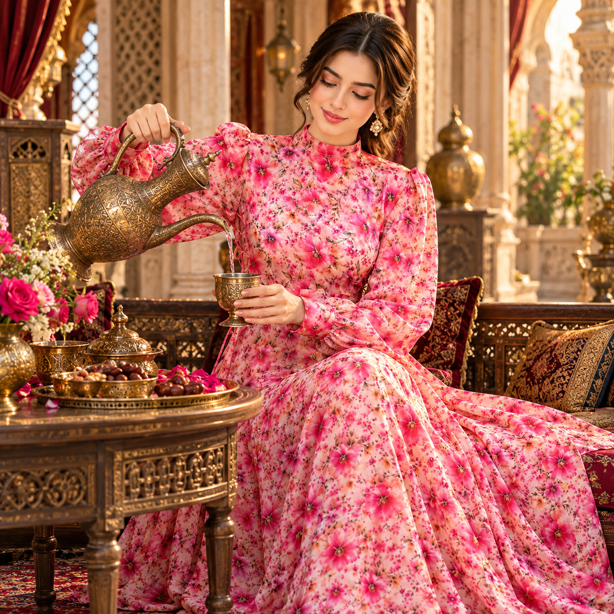 Mehrma in pink