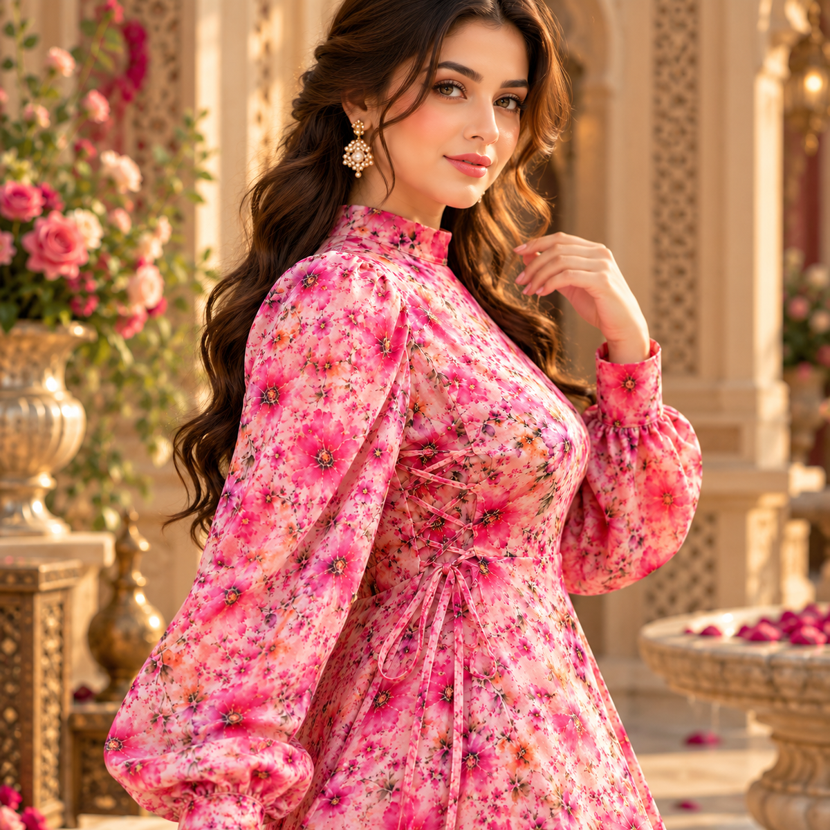 Mehrma in pink